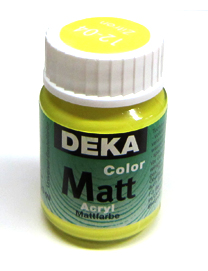 Acrylfarbe Deka Matt 25ml zitron